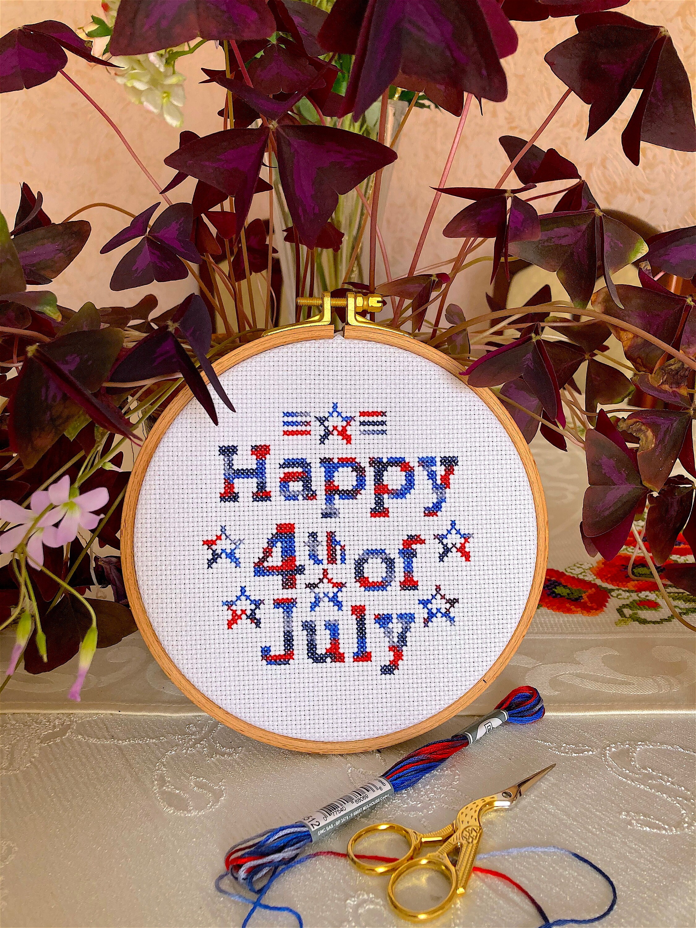 4th of july cross