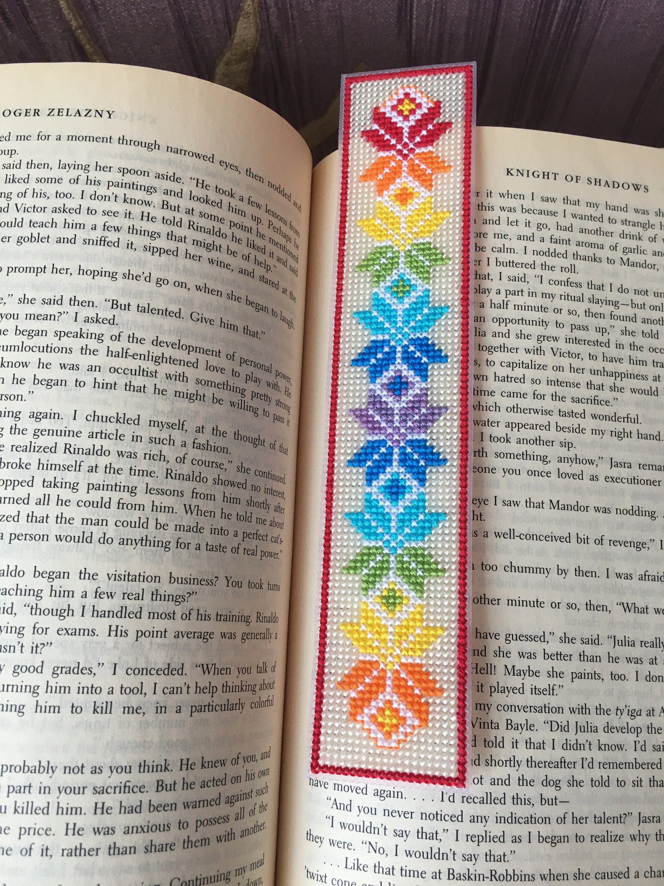 Bookmarks Set of 4 Cross Stitch Patterns Seasons cross Etsy