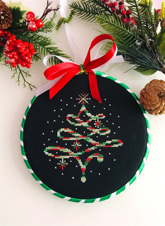 Christmas Embroidery Variegated Christmas Tree cross stitch pattern Counted cross stitch pattern Christmas cross stitch pattern