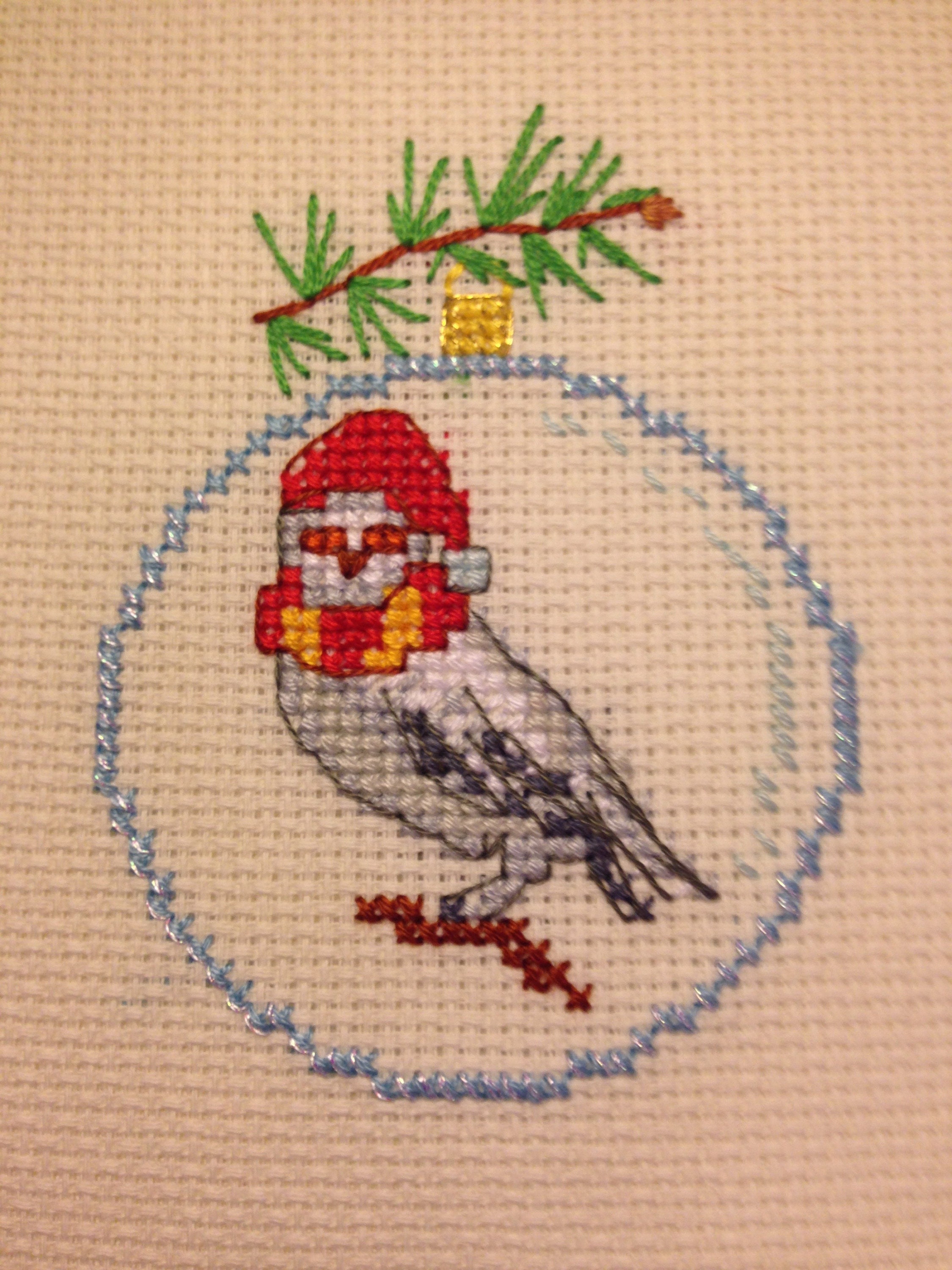 Harry Potter Magical Owl Cross stitch Pattern PDF Christmas | Etsy