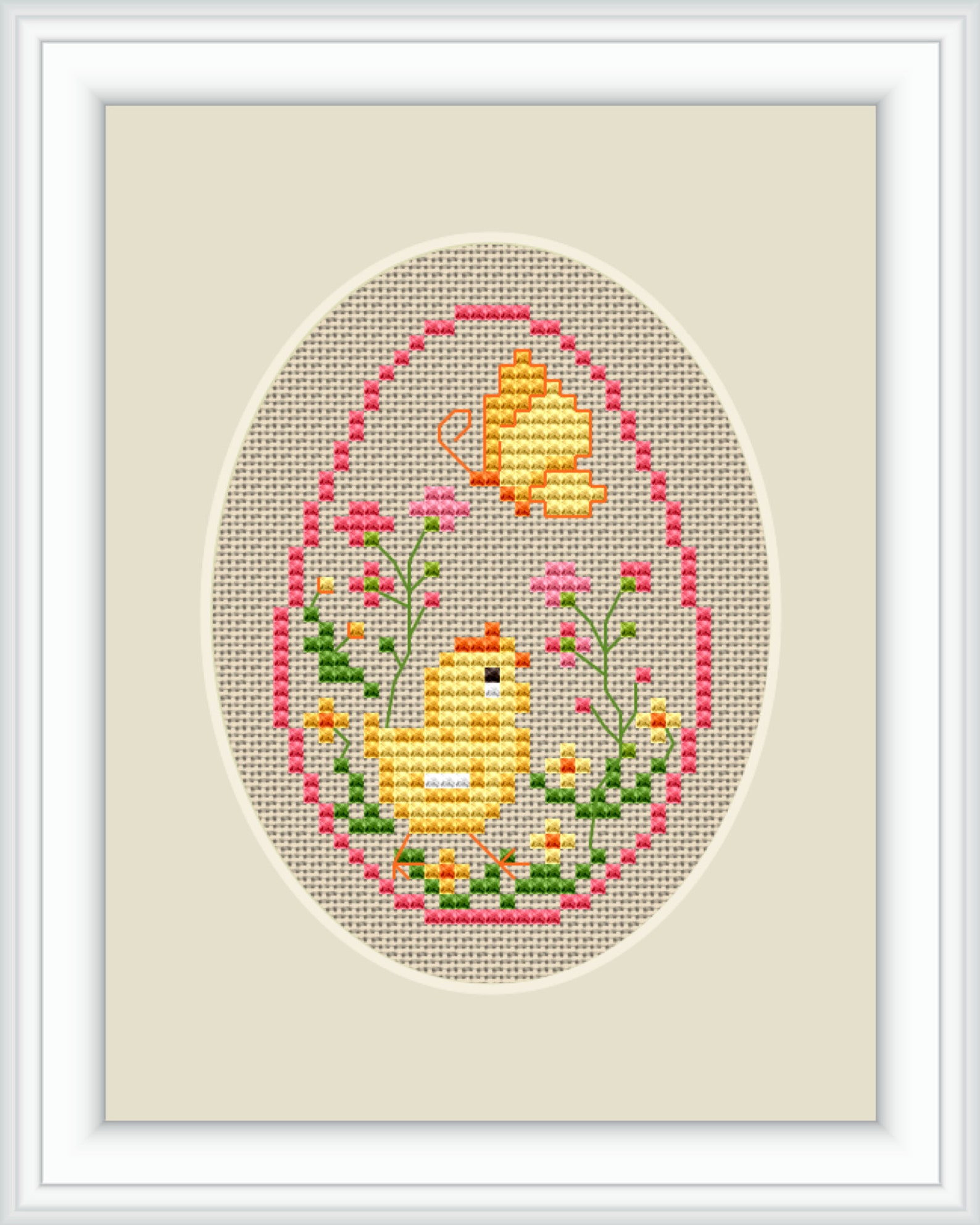 Easter egg Cross stitch pattern CrossStitchingForFun Etsy