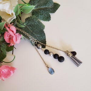 Lava Bead Car Diffuser: Essential Oil Aromatherapy Mirror Charm