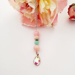 Car Mirror Diffuser: Essential Oil Aromatherapy with Glass Beads