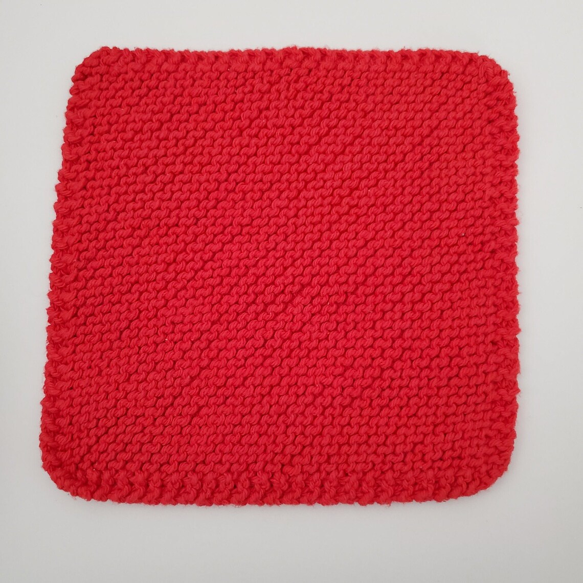 Cotton Dish Cloths 100 Cotton Hand Knitted Wash Cloths Gift Etsy