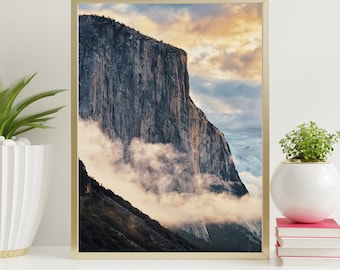 El Capitan, Yosemite National Park, Tunnel View, Digital Download, Fine Art Landscape Photography.