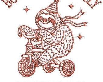 Born To Dilly Dally PES File, Embroidery Design, Machine Embroidery Digital File
