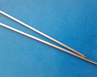 1 Paar lange, stabile Haarstäbe Edelstahl 15,9 cm