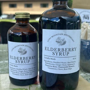 Organic Elderberry Syrup