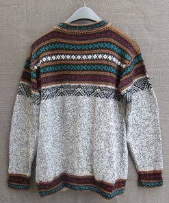Men's hand knitted winter Peruvian Alpaca sweater hand | Etsy