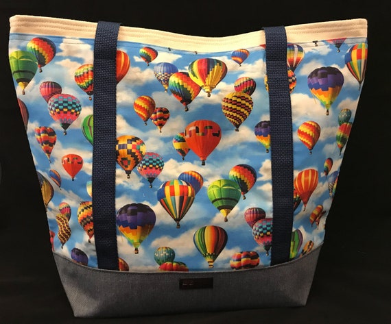Sleepyville Critters SC Hot Air Balloon XBody Crossbody Bag in Vinyl  Material | Dragonfly Whispers