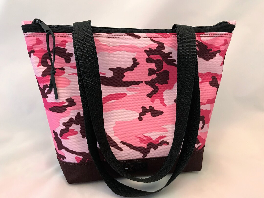 Pink Camo Purse, Camouflage Bag of Stain Resistant and Water Resistant