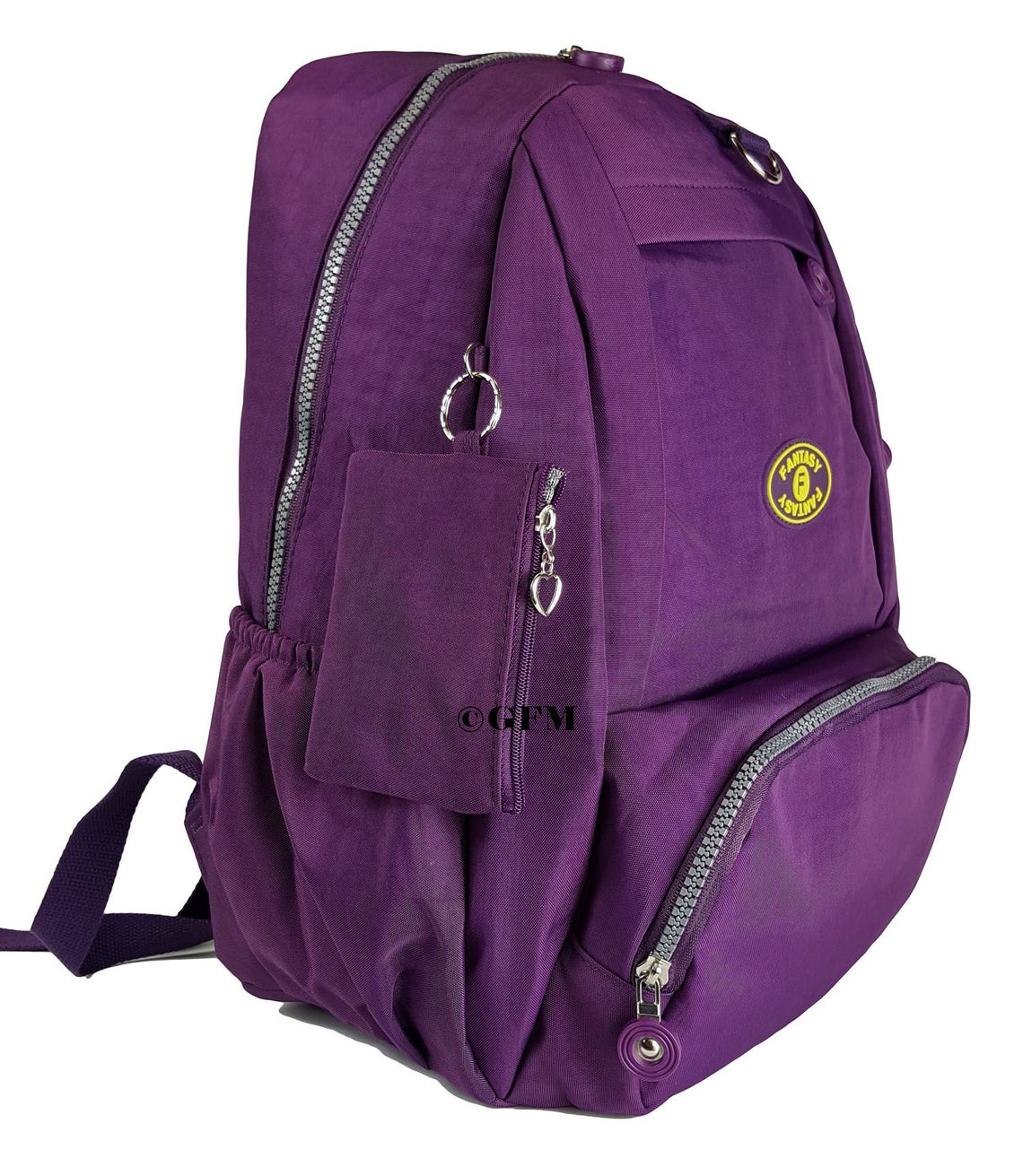 GFM Womens Nylon Backpack Waterproof 7022FNTGHJMN Purple Etsy