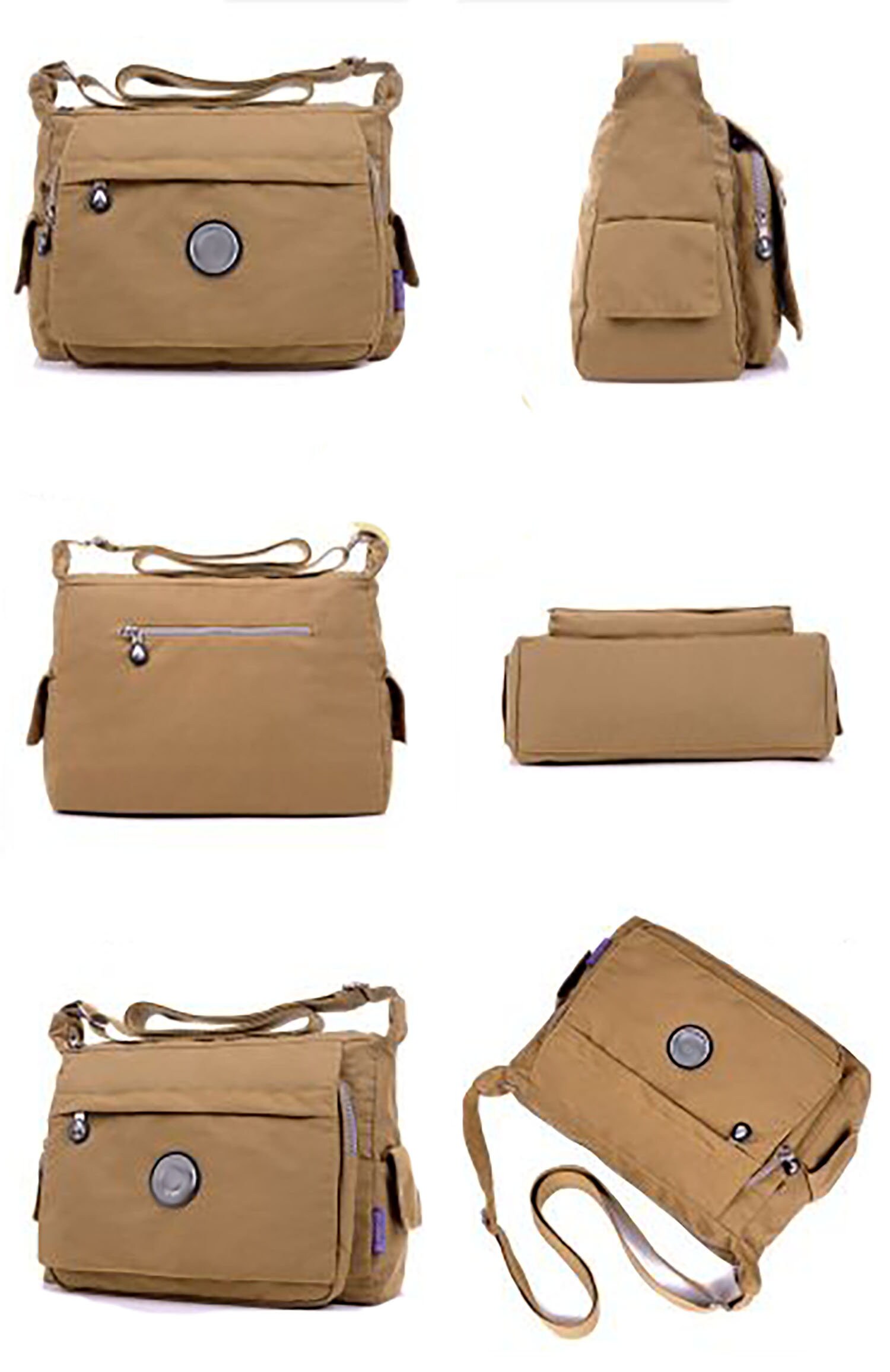 GFM® Waterdichte nylon crossbody schoudertas voor dames
