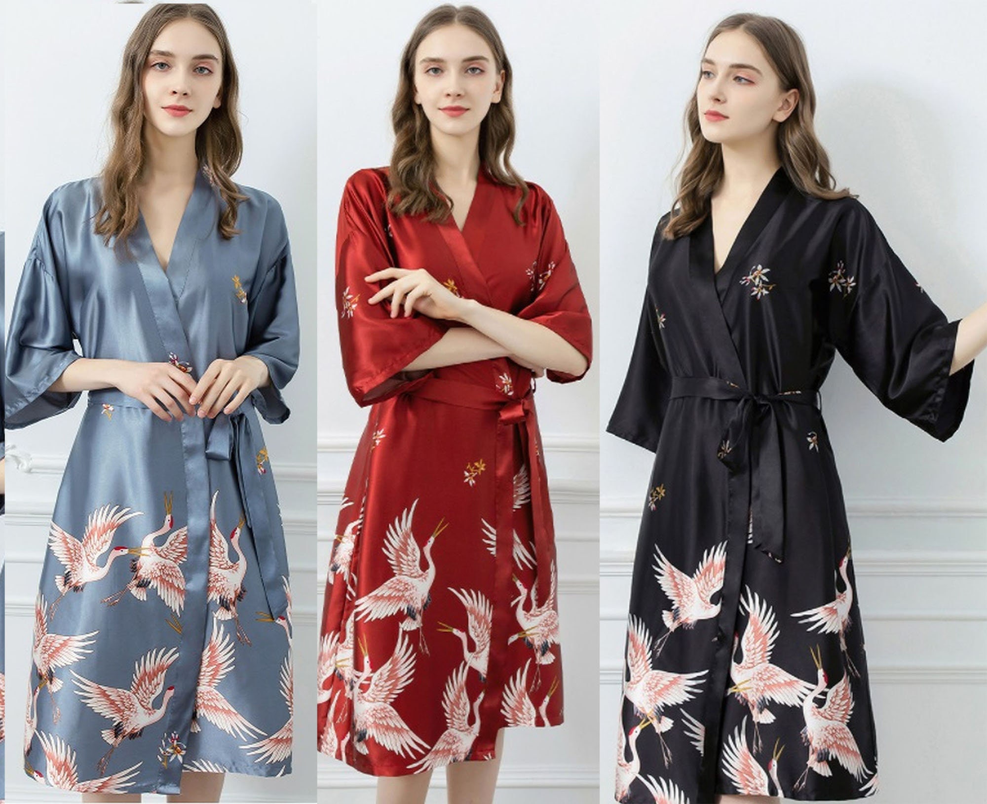 Crane Robe - Etsy UK