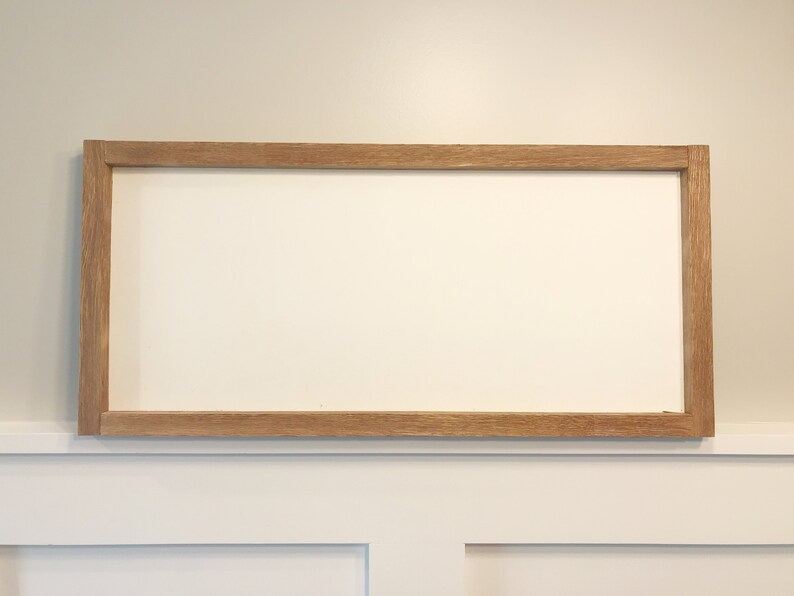 Farmhouse Picture Frame Double sided chalk paint Picture Frame 21 x 10 Rustic Pictures Frame blank frames