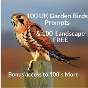 旅の途中の写真プロンプトai Leonardoは、英国の庭の鳥aiグラフィックプロンプトと無料の風景グラフィックプロンプトaiをプロンプトします