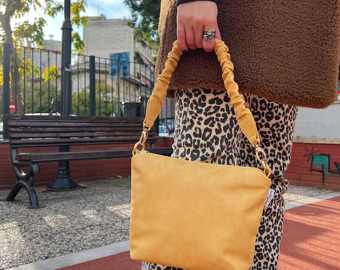 Yellow Scrunchy Bag