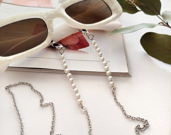 Margaret Silver Sunglasses Chain