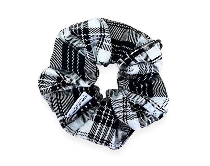 Gingham Plaid Scrunchy