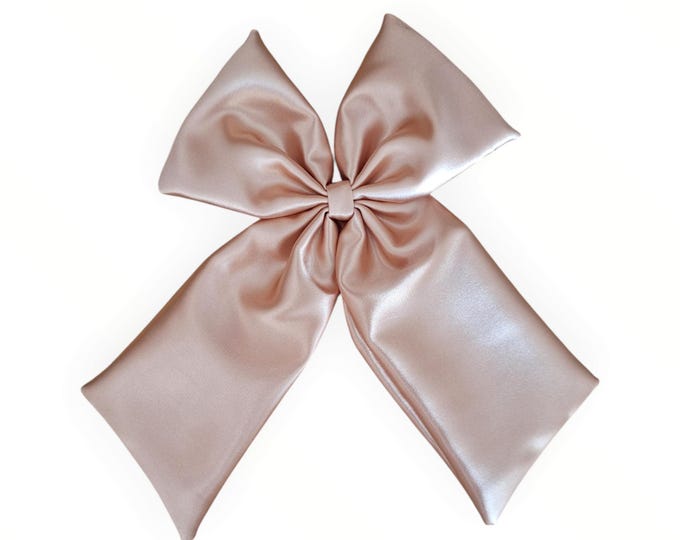 Champagne Chunky Bow