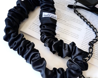 Black Satin Headband