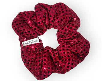 Red Sparkle Scrunchy