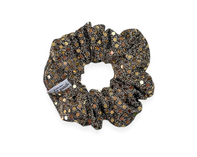 Darkness Gold Sparkle Scrunchy