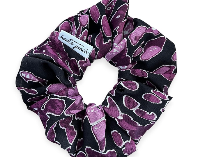 Deep Purple Scrunchy