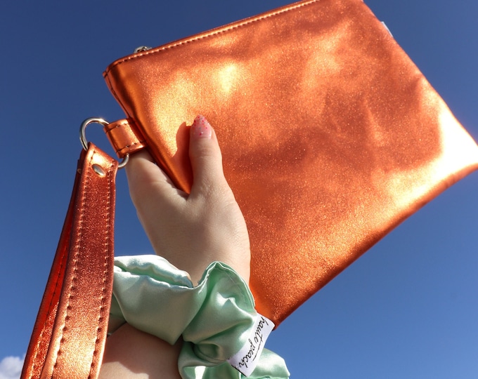 Orange Metallic Clutch
