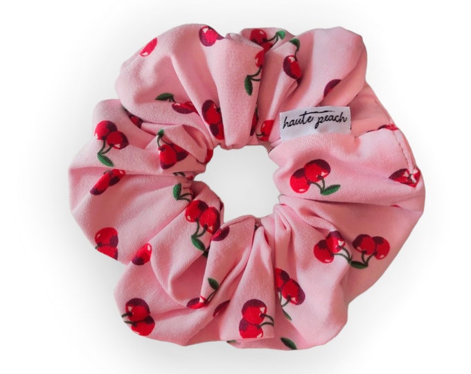 Cherry Pink Scrunchy