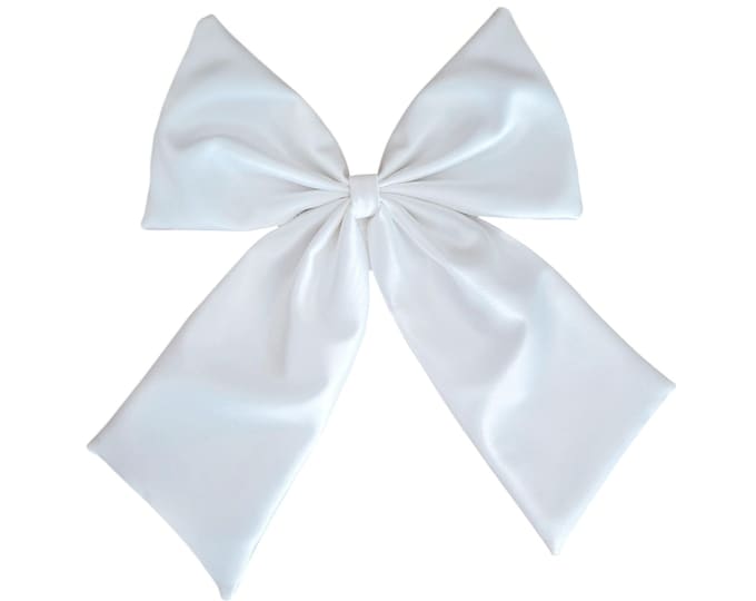 White Chunky Bow