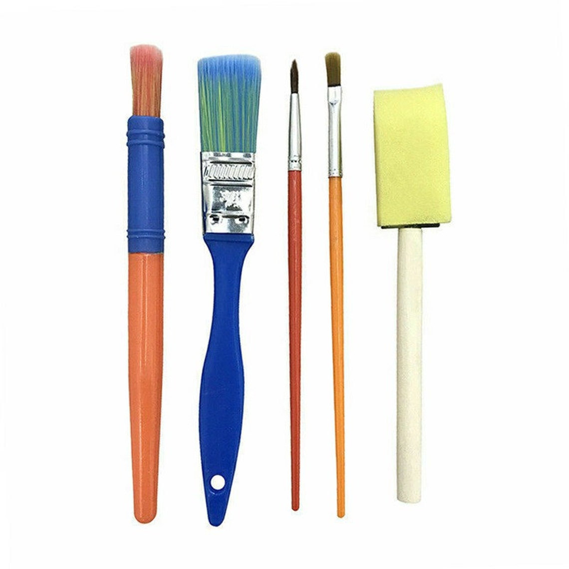 42 pcs Paint Brushes Sponge Painting Brush Tool Set for Toy Etsy