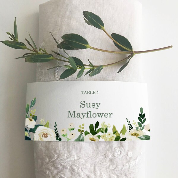 Napkin Bands - Etsy