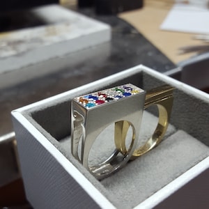 Choshen Ring 12 Stones, Free Shipping