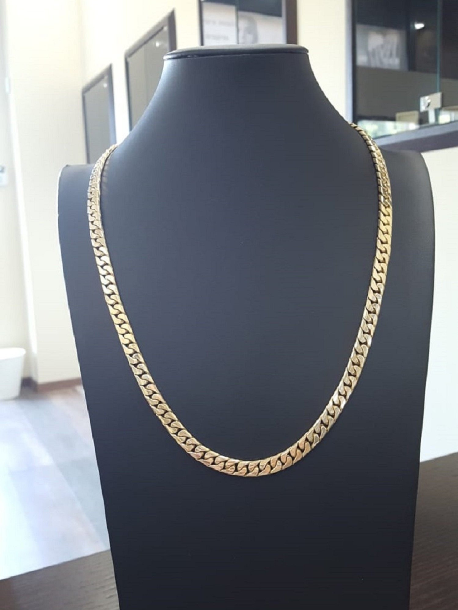 Handmade 14k Solid Gold Chain: 130 Gram, 26 Inch - Etsy