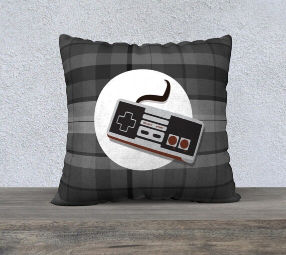 Nes Controller Square Pillowcase 22x22 Or 18x18 Inches Etsy