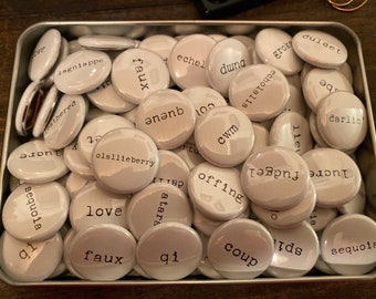 Favorite Word 1-inch Buttons