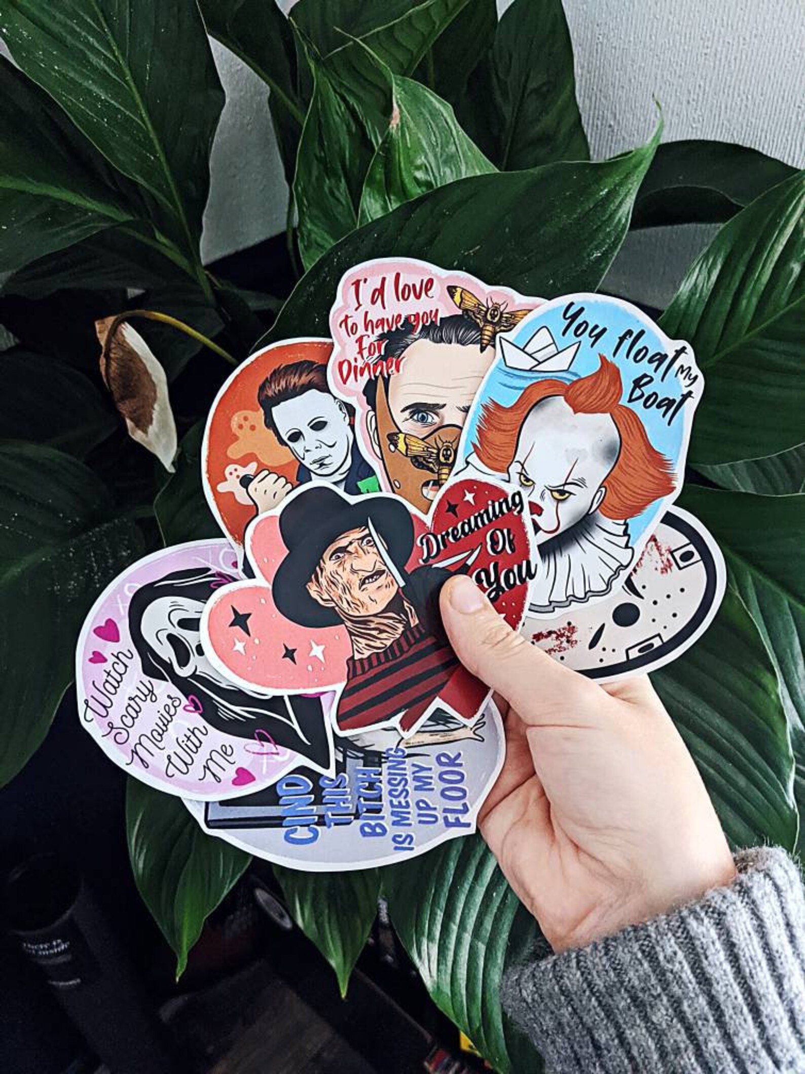 Horror Sticker Pack Etsy