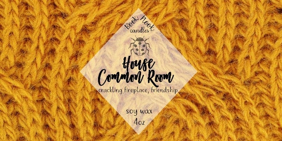 4oz Hufflepuff Common Room Soy Wax Candle
