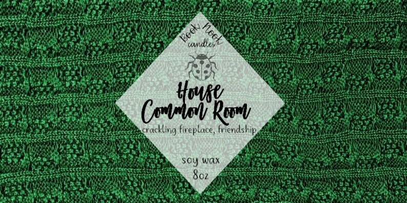 8oz Slytherin Common Room Soy Wax Candle