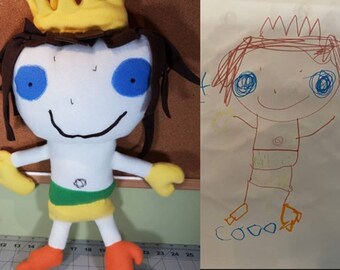 Doll from Child's Drawing