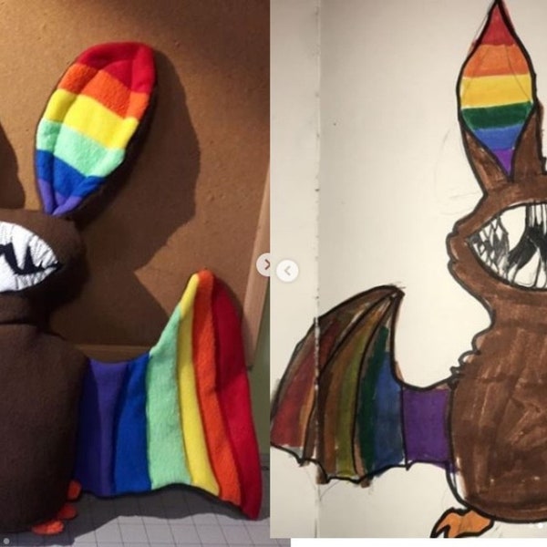 Puppe nach Kinderzeichnung