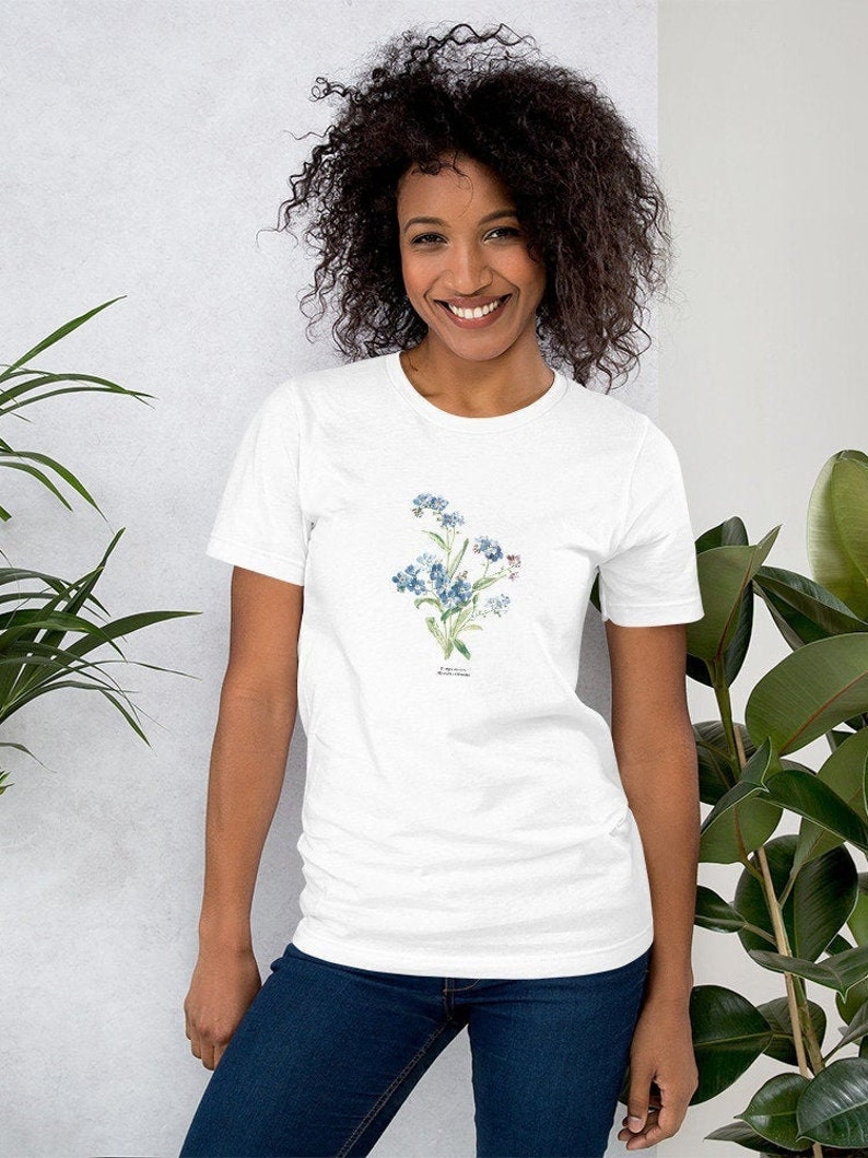 Me Not Floral Tshirt gifts for her gifts for women Etsy
