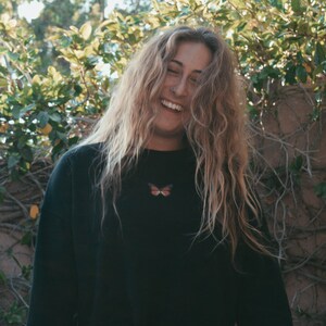 Monarch Butterfly Cropped Sweatshirt | Boho Aesthetic Clothing image 3