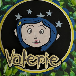 Coraline inspired Caketopper, Coraline