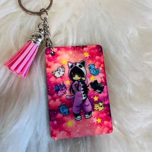 Aphmau , Meemeows  personalized keychain.
