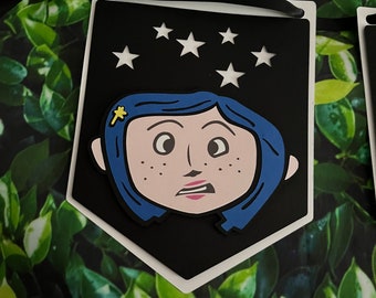 Coraline inspired Birthday Banner.