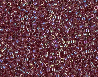 Delica Bead DB0727 Miyuki Delica Beads Opaque Vermillion Red 7.6 grams diy beads