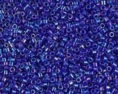 DB0165 Miyuki Delica Beads 11 0 Opaque Cobalt AB 7.6 grams diy beads