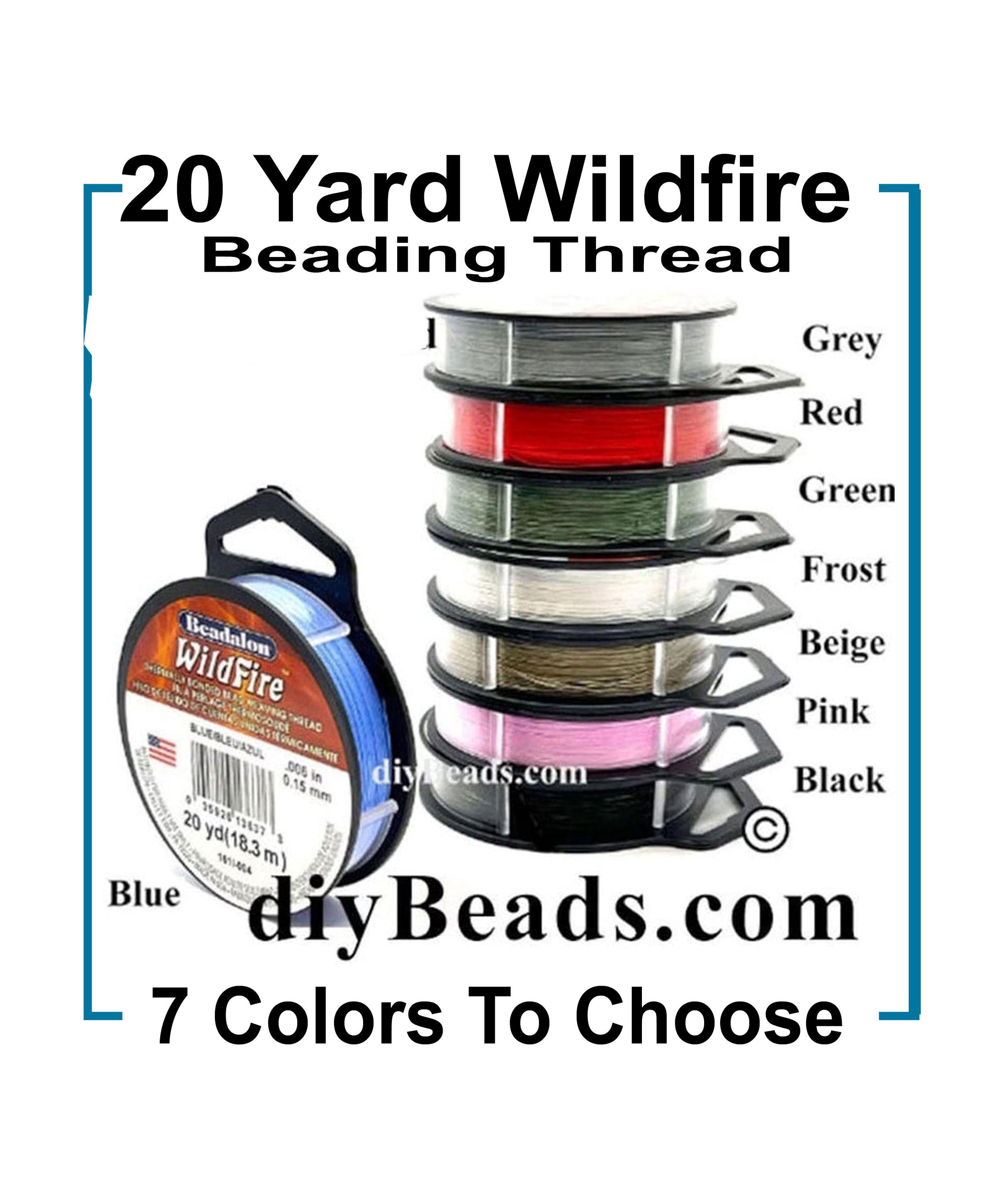 WILDFIRE - 20 YARD SPOOLS - Beadalon Wildfire .006 In. (15mm